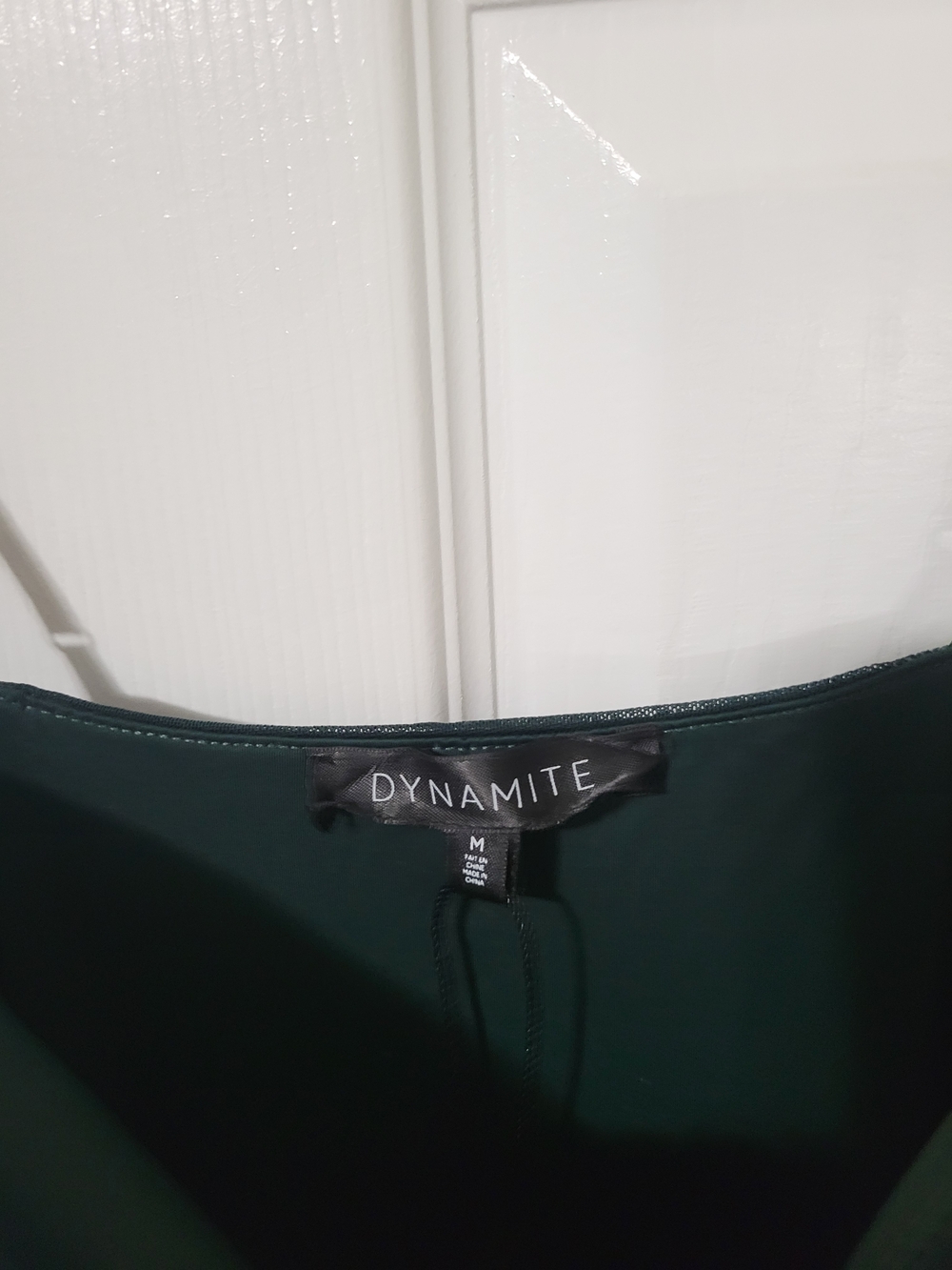 Dynamite Dark Green Spaghetti Strap Maxi Dress - Picture 4 of 5
